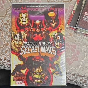 Marvel Secret Wars Comic with Red and Yellow Cover